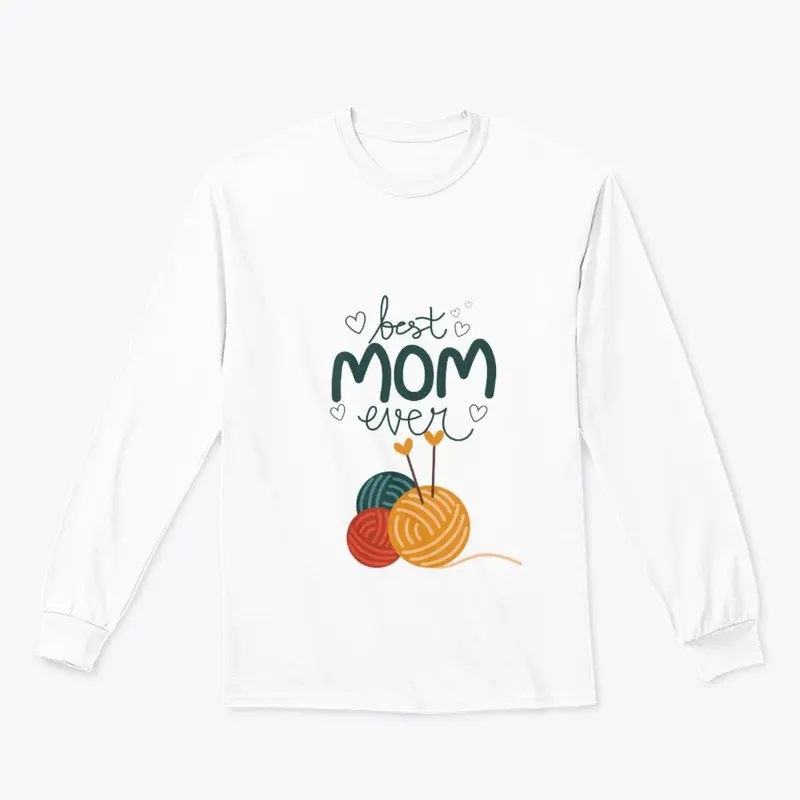 best mom kniting ever tshirt gift 2023