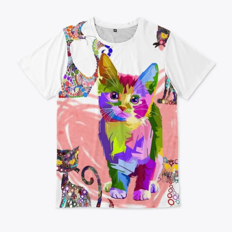  Cat Shirt, Cute Kitty Tee