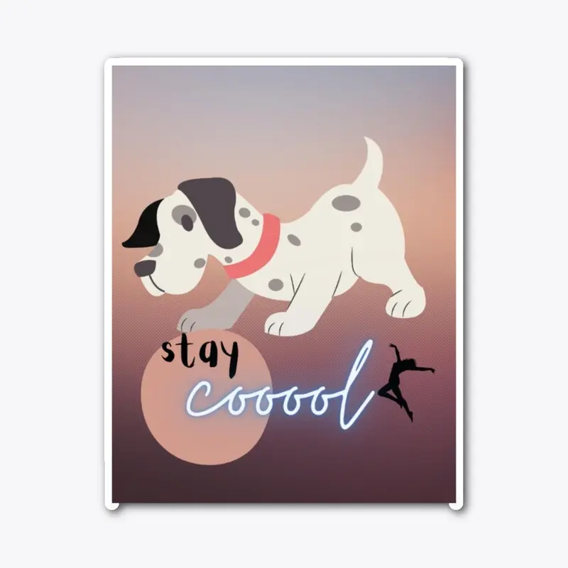 stay cool dog's t-shirt