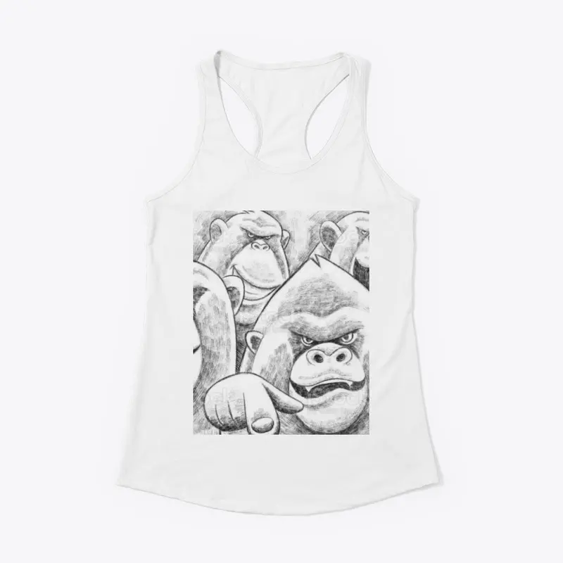 Monkey shirt, Monkey lover gift,