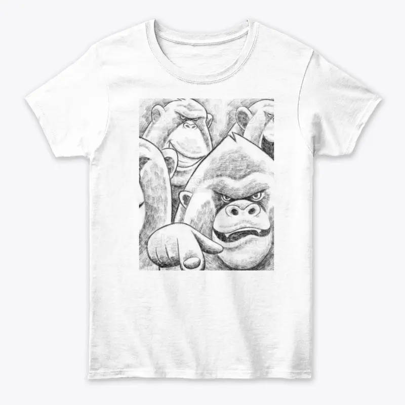 Monkey shirt, Monkey lover gift,