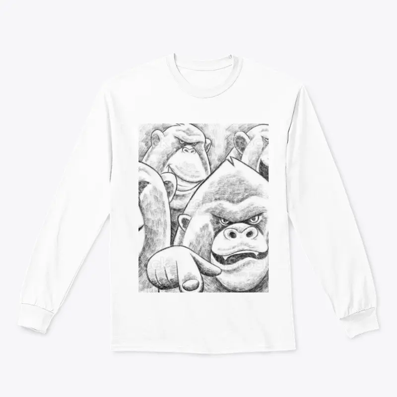 Monkey shirt, Monkey lover gift,