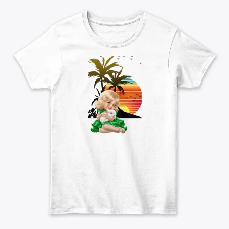 Summer Shirt, Beach Partyt, Palm Tshirt,