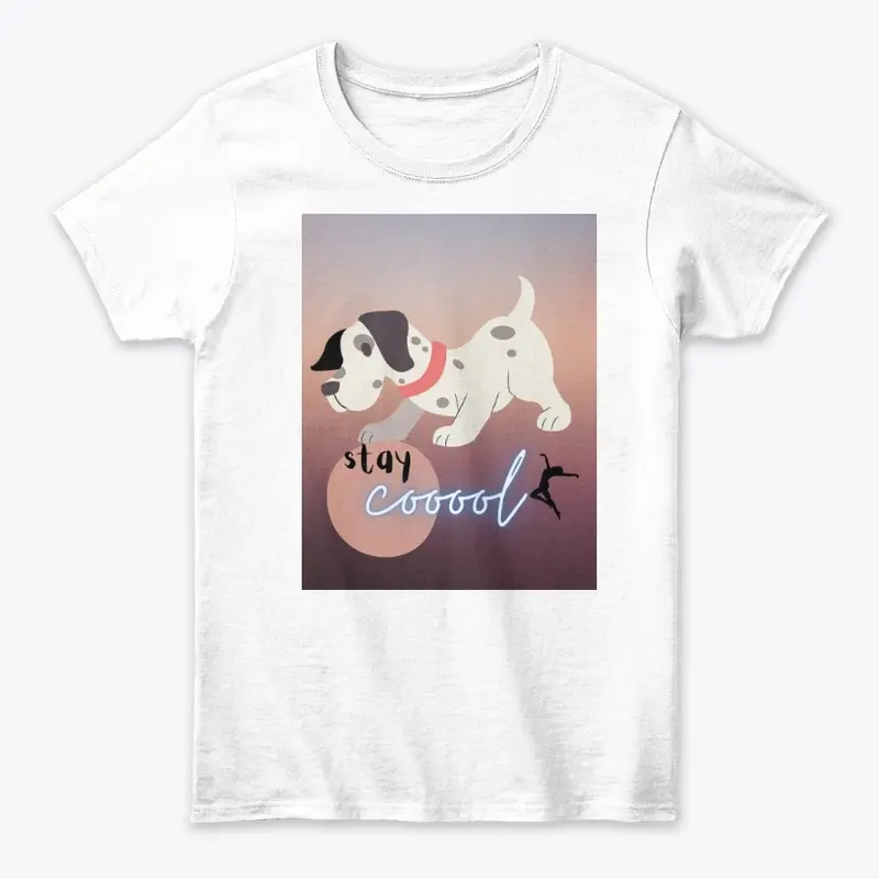 stay cool dog's t-shirt