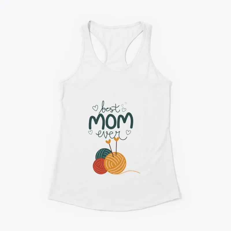 best mom kniting ever tshirt gift 2023